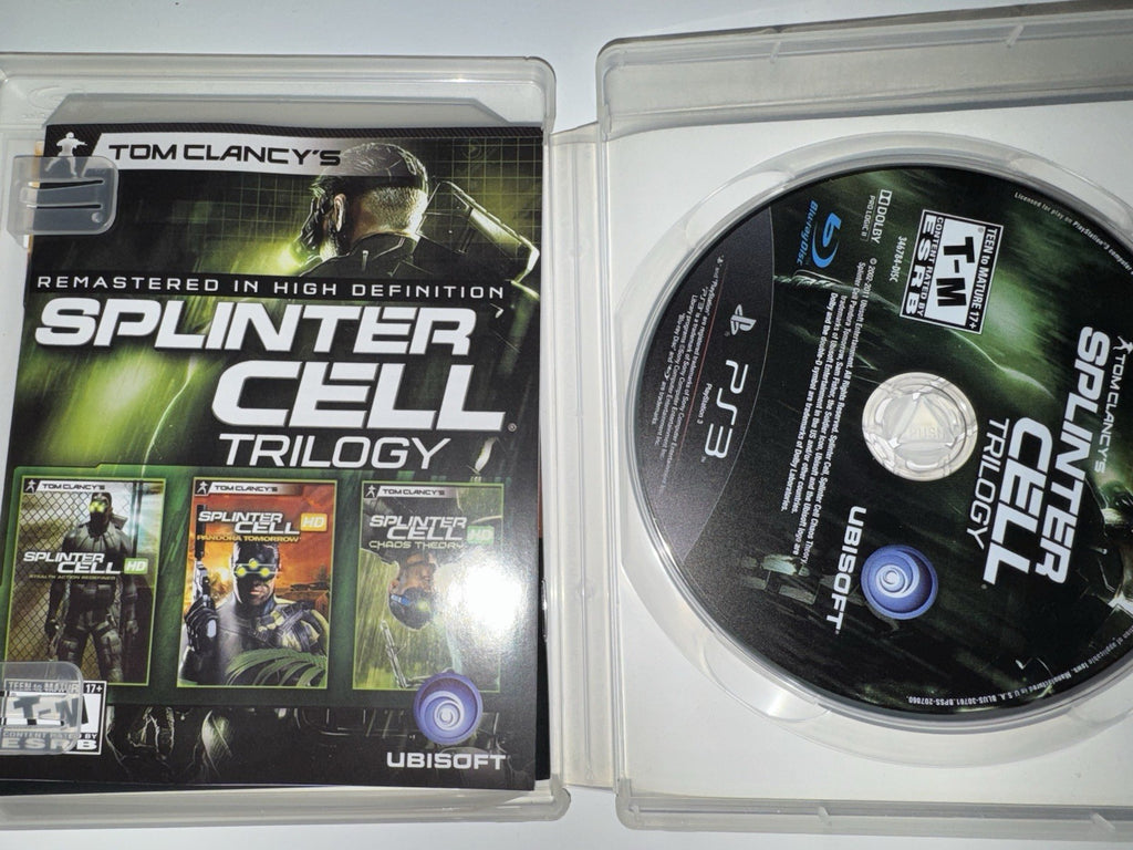 Tom Clancy's Splinter Cell: Trilogy (Sony PlayStation 3) CIB COMPLETE PS3