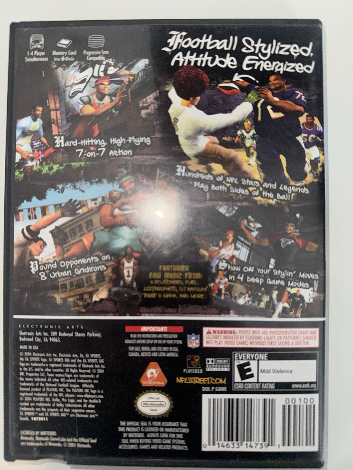 NFL Street (Nintendo GameCube, 2004) CIB COMPLETE GC