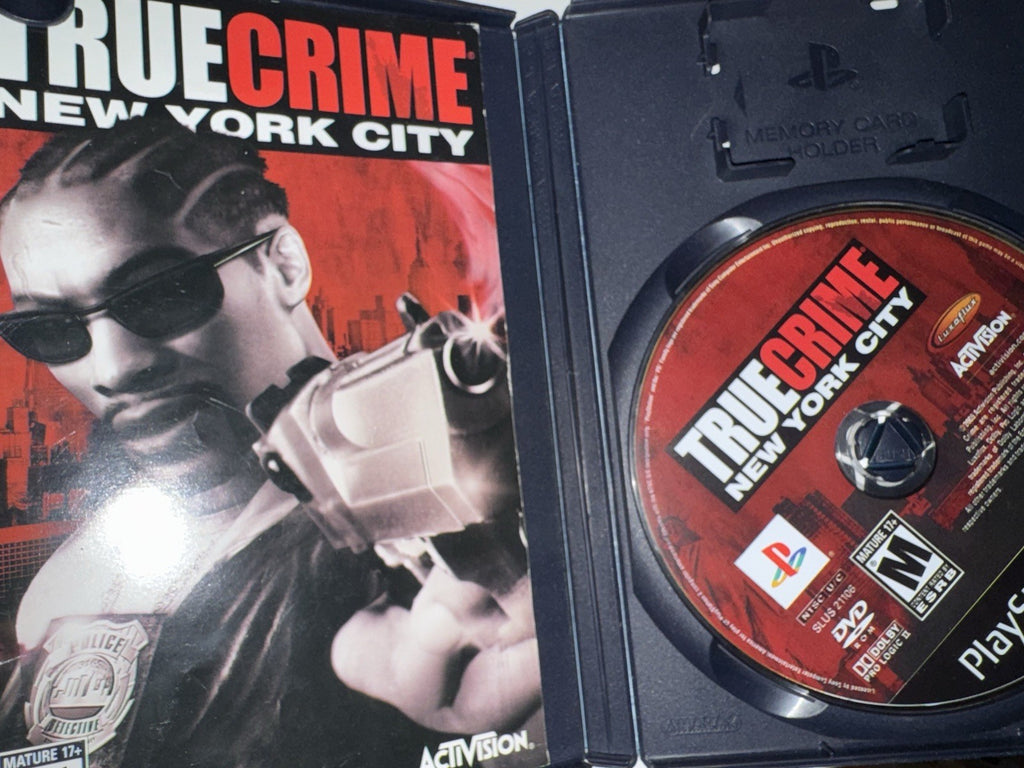 True Crime: New York City (Sony PlayStation 2, 2005) CIB COMPLETE + MANUAL PS2