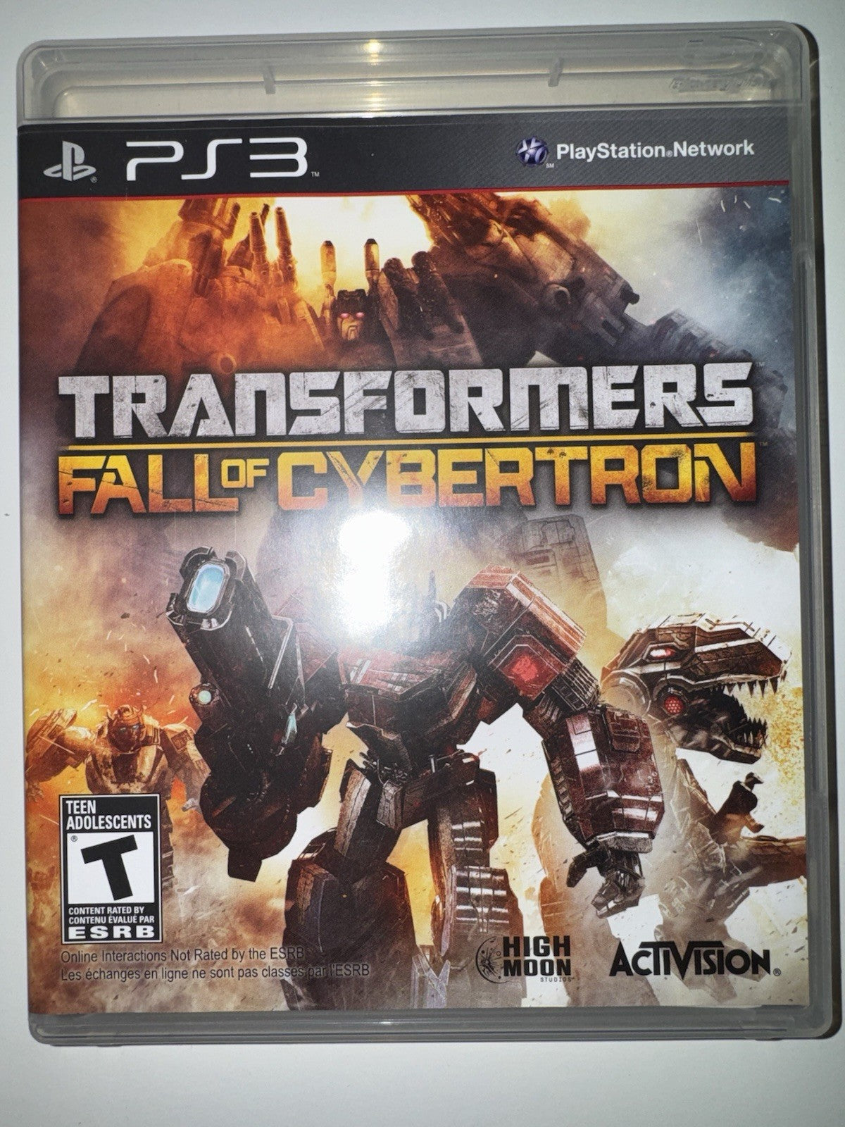 Transformers: Fall of Cybertron (Sony PlayStation 3, 2012) CIB COMPLETE PS3