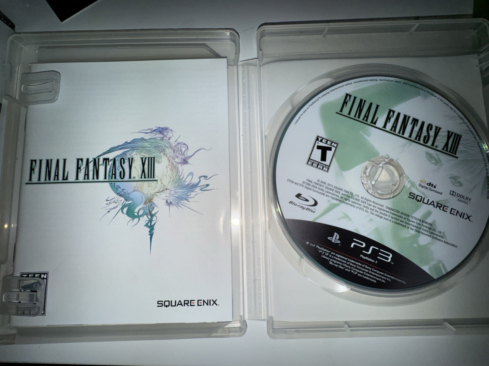 Final Fantasy XIII (Sony PlayStation 3, 2010) CIB COMPLETE + MANUAL PS3
