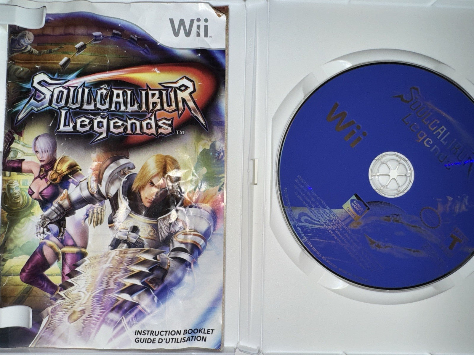 Soul Calibur Legends (Nintendo Wii, 2007) CIB COMPLETE + MANUAL WII