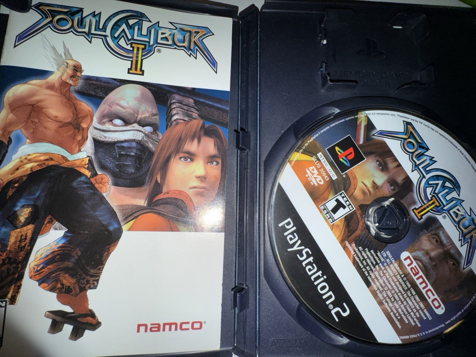 Soul Calibur II 2 (Sony PlayStation 2, 2003) PS2 CIB COMPLETE