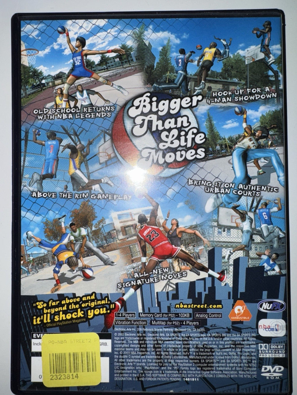 NBA Street Vol. 2 (Sony PlayStation 2, 2003) CIB COMPLETE PS2