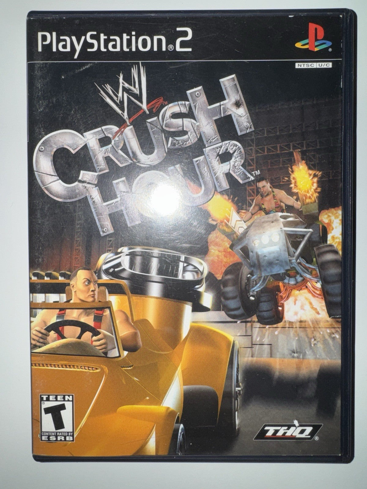 WWE Crush Hour (Sony PlayStation 2, 2003) CIB COMPLETE PS2