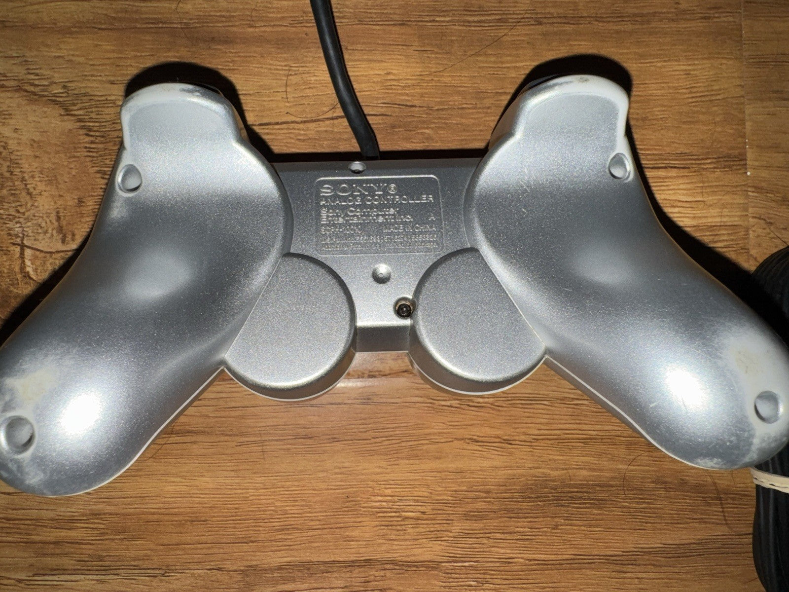 Sony PlayStation 2 Console Slim Silver W/CONTROLLER CABLES AND 2 GAMES PS2