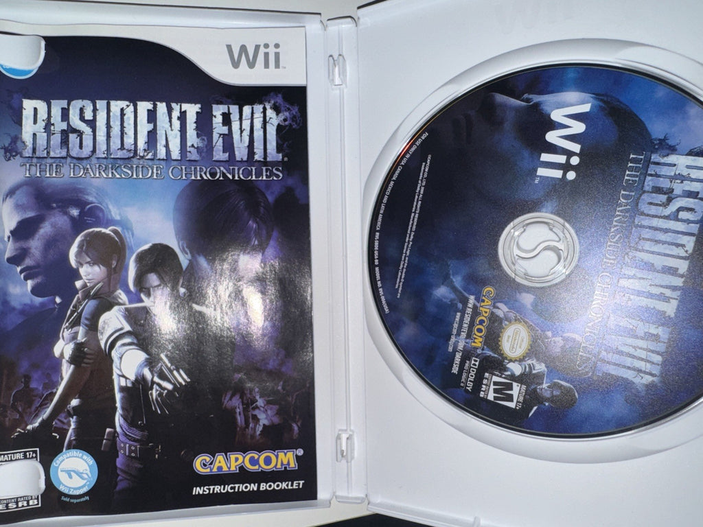 Resident Evil: The Darkside Chronicles (Nintendo Wii, 2009) CIB COMPLETE +MANUAL