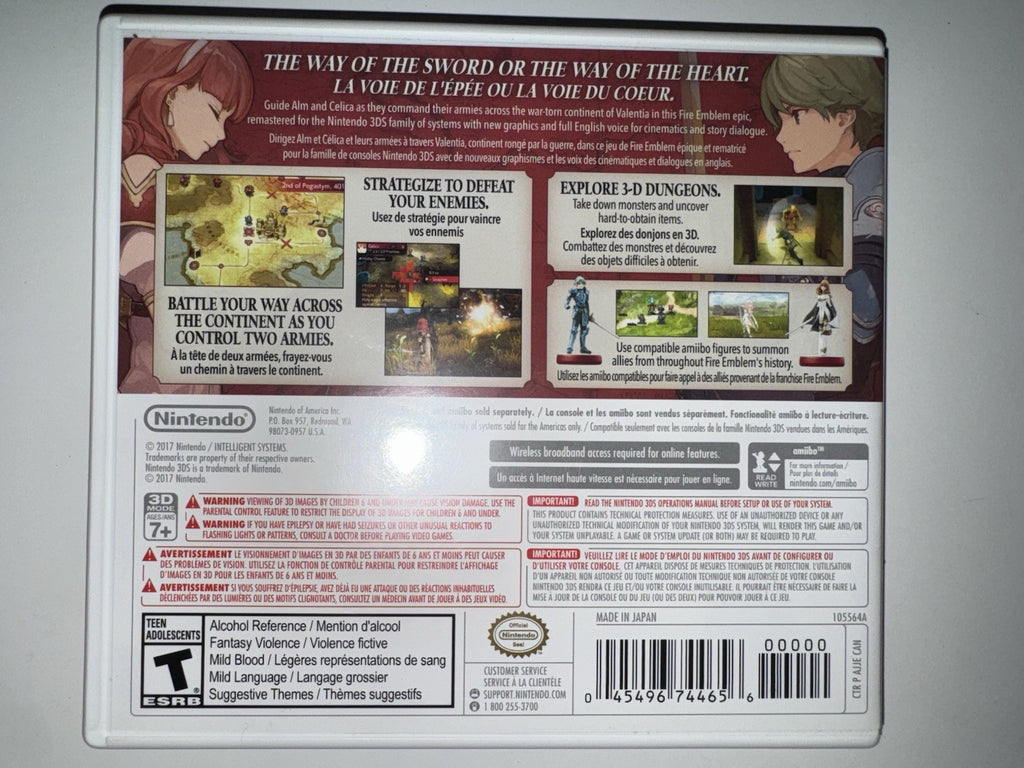 Fire Emblem Echoes: Shadows of Valentia - Nintendo 3DS, 2017