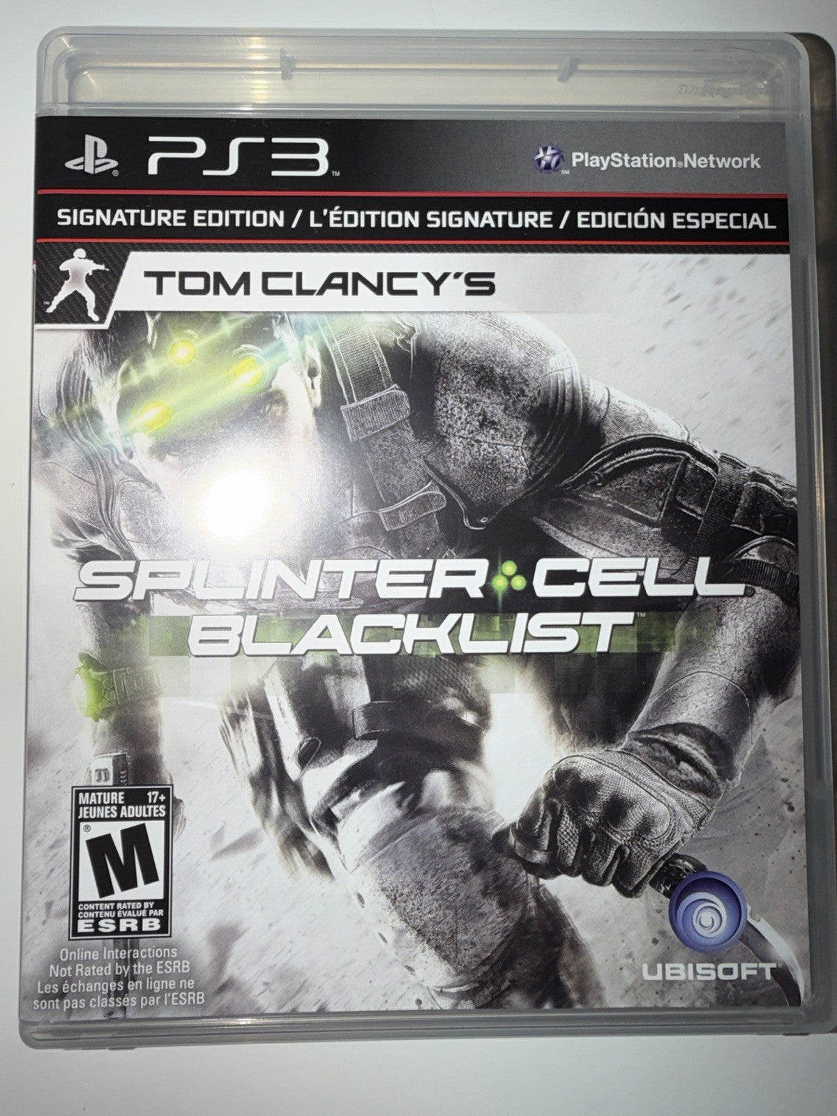 Splinter Cell: Blacklist (Sony PlayStation 3, 2013) CIB COMPLETE PS3