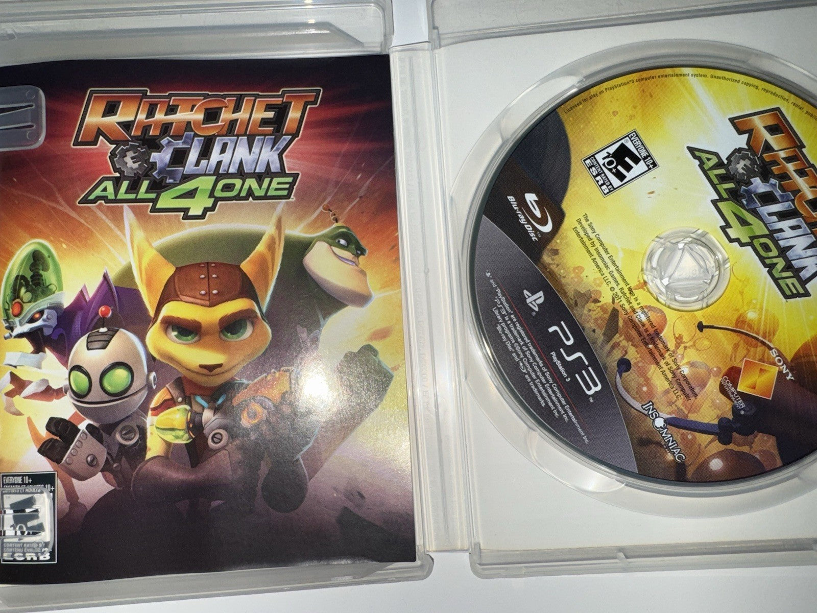 Ratchet & Clank: All 4 One PS3 (PlayStation 3, 2011) CIB COMPLETE + MANUAL