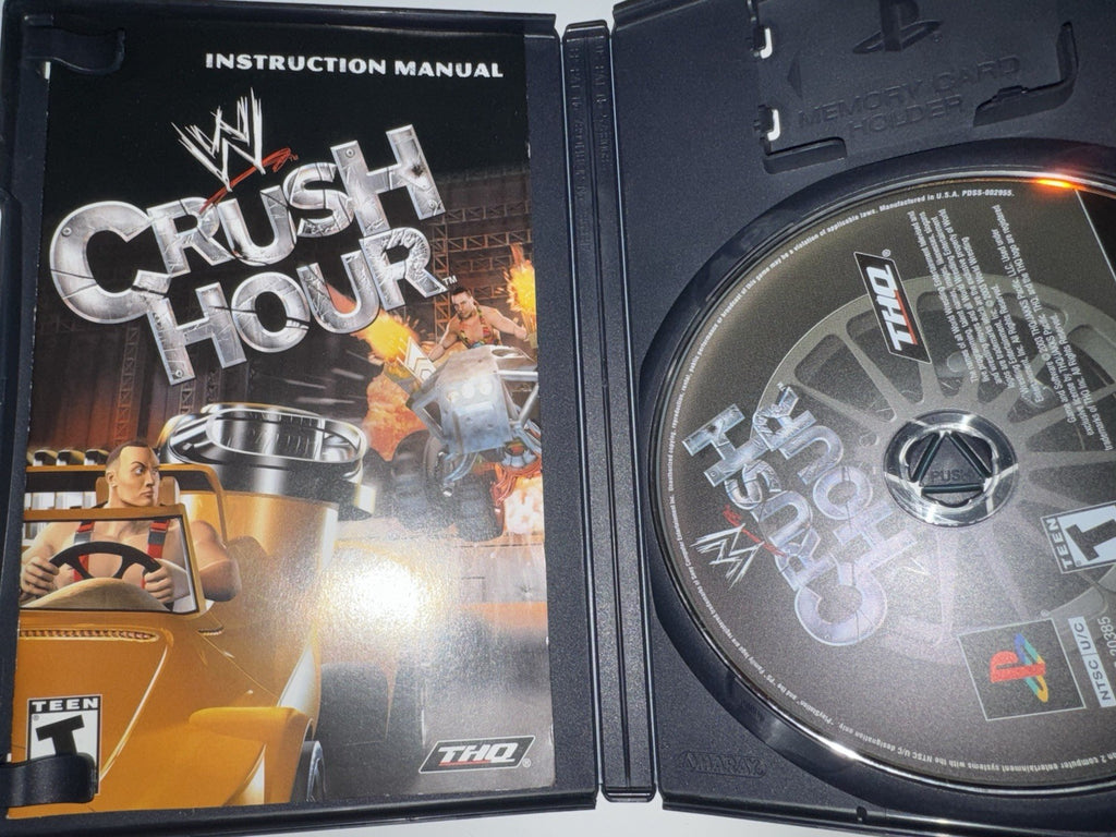 WWE Crush Hour (Sony PlayStation 2, 2003) CIB COMPLETE PS2