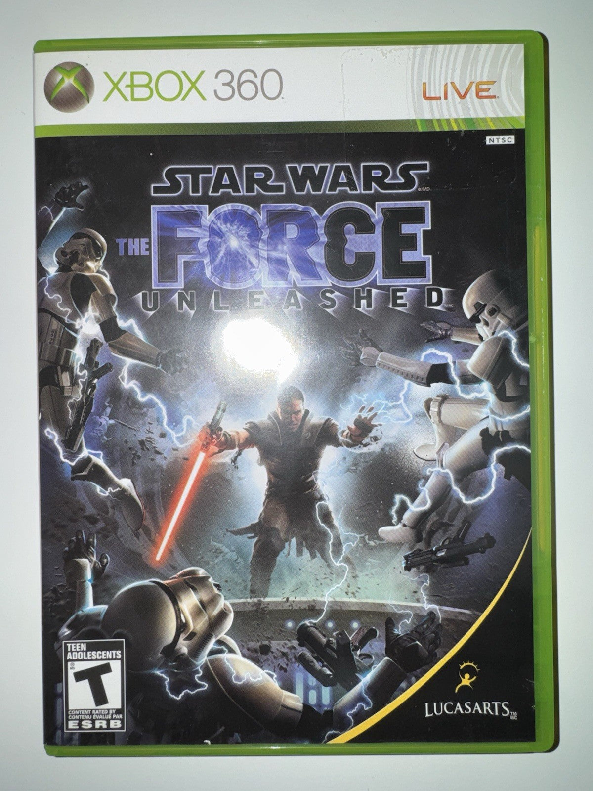Star Wars: The Force Unleashed (Microsoft Xbox 360, 2008) CIB COMPLETE XB360