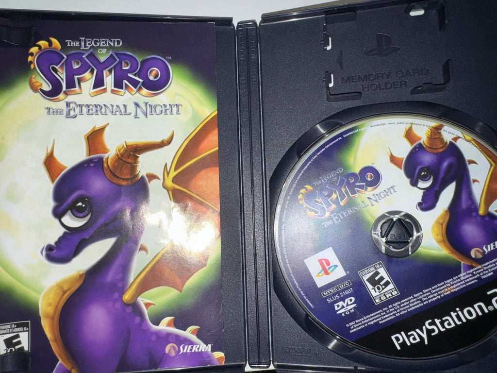Legend of Spyro: The Eternal Night (Sony PlayStation 2, 2007) CIB COMPLETE PS2