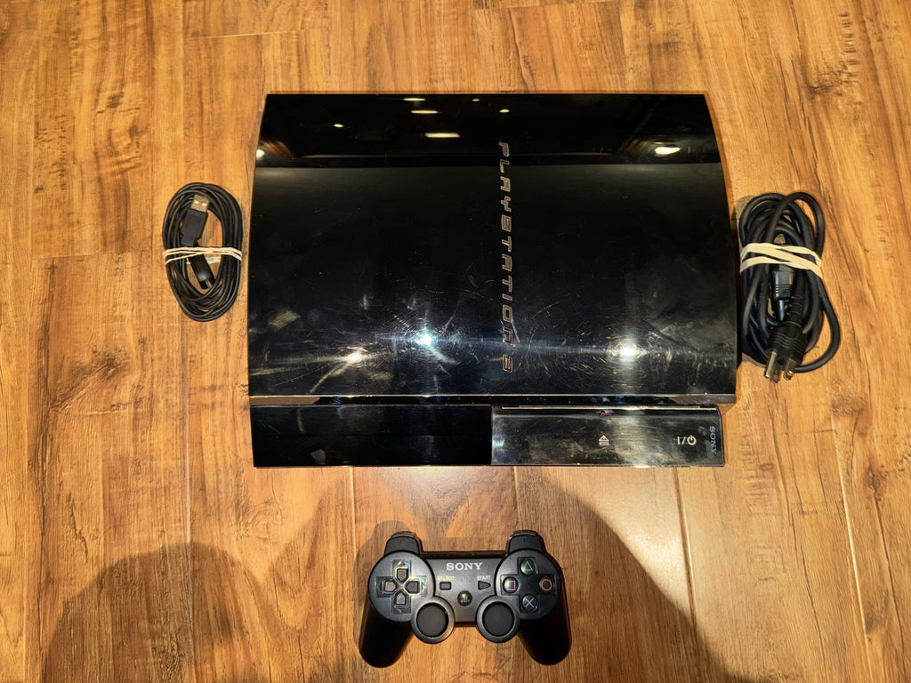 Sony PlayStation 3 PS3 CECHA01 60 GB Console Backwards Compatible W/Controller