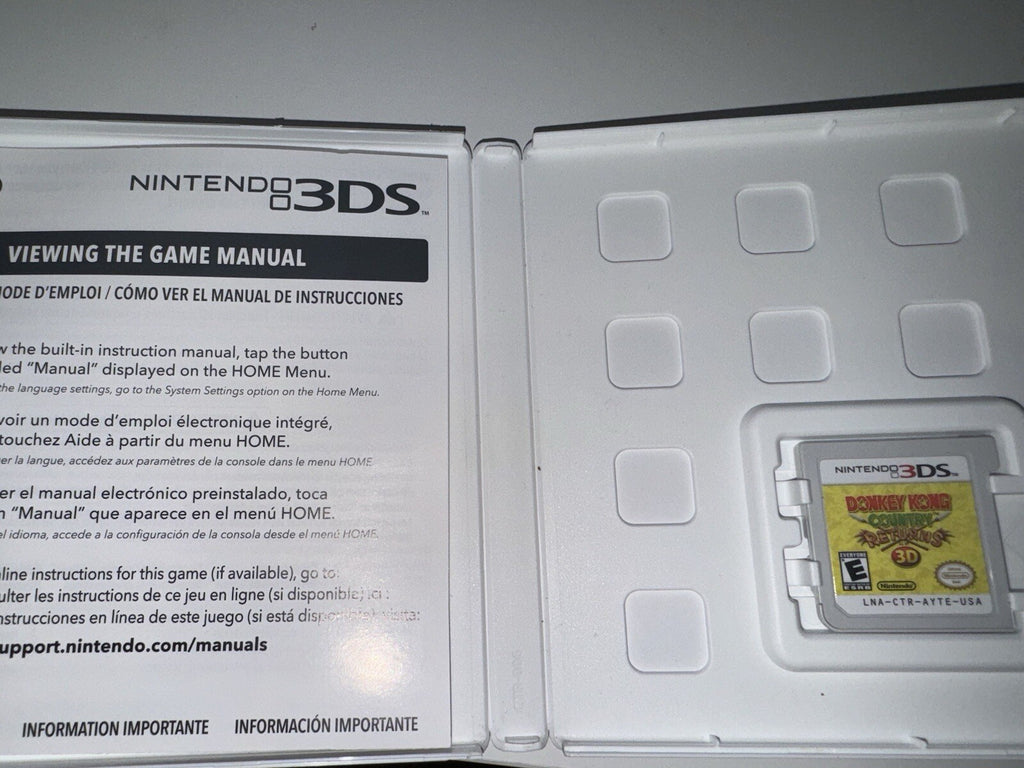 Donkey Kong Country Returns 3D ( Nintendo 3DS, 2013)