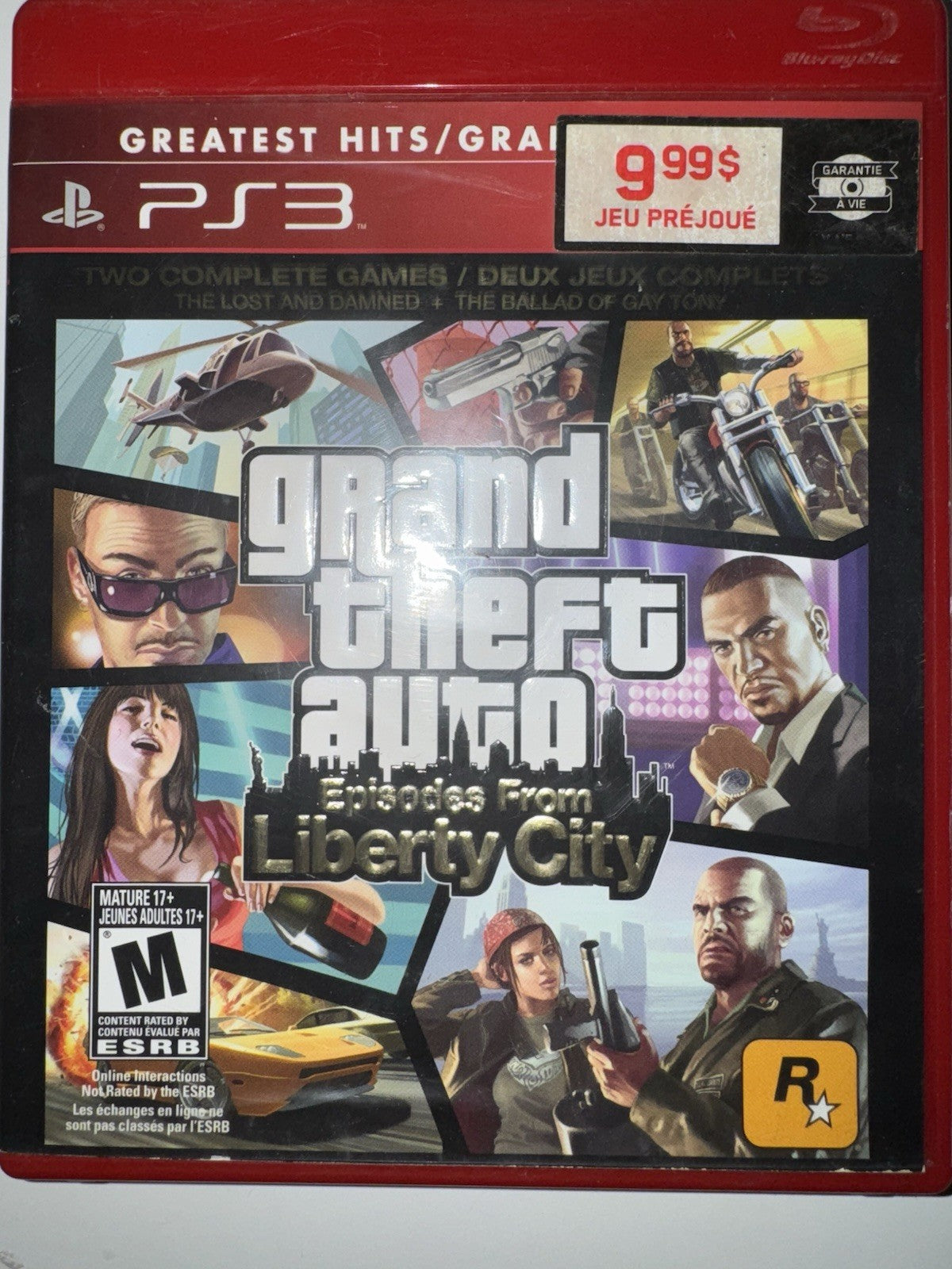 Grand Theft Auto: Episodes from Liberty City (Sony Playstation 3 PS3, 2010)