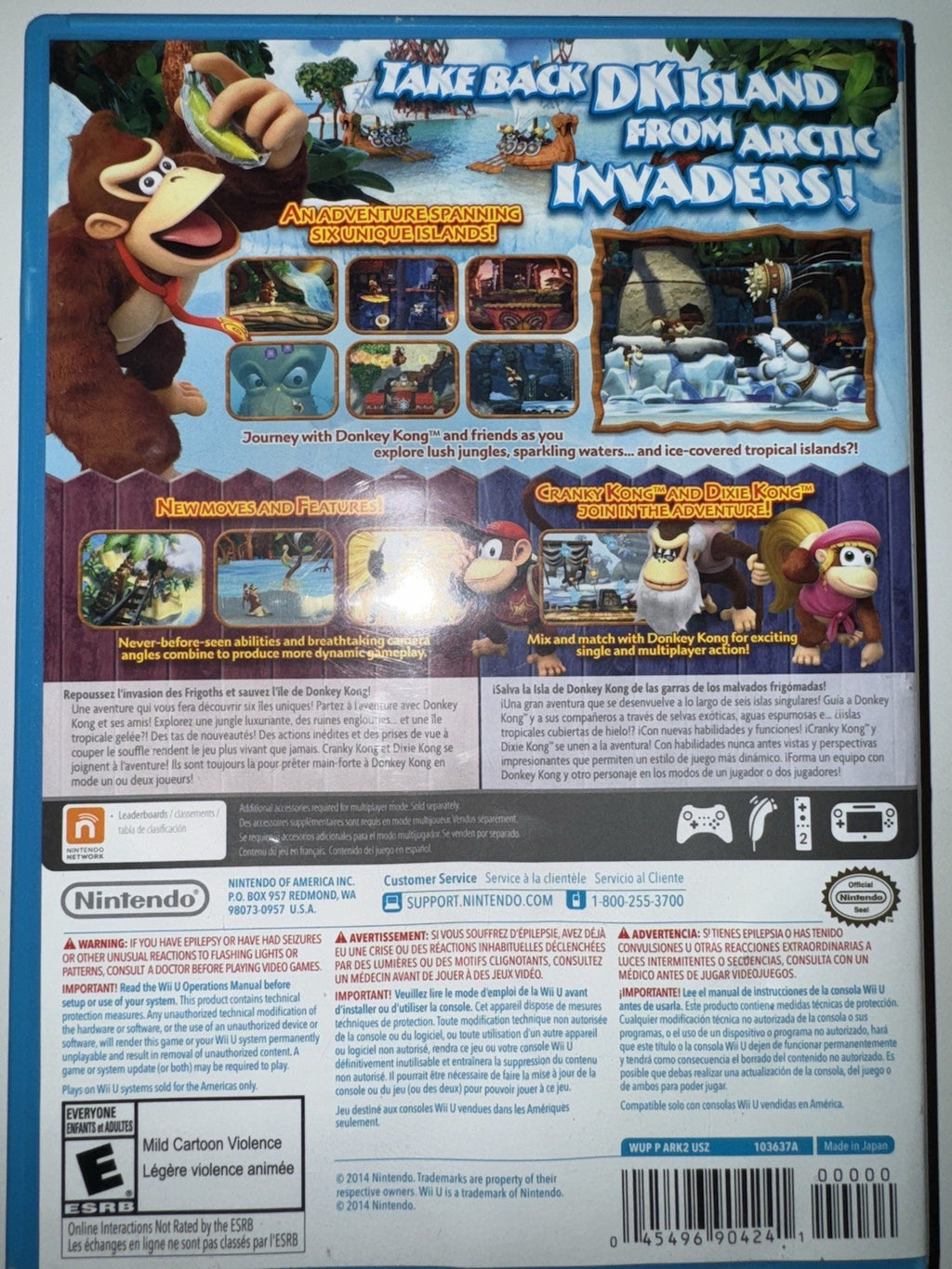 Donkey Kong Country: Tropical Freeze (Wii U, 2014)