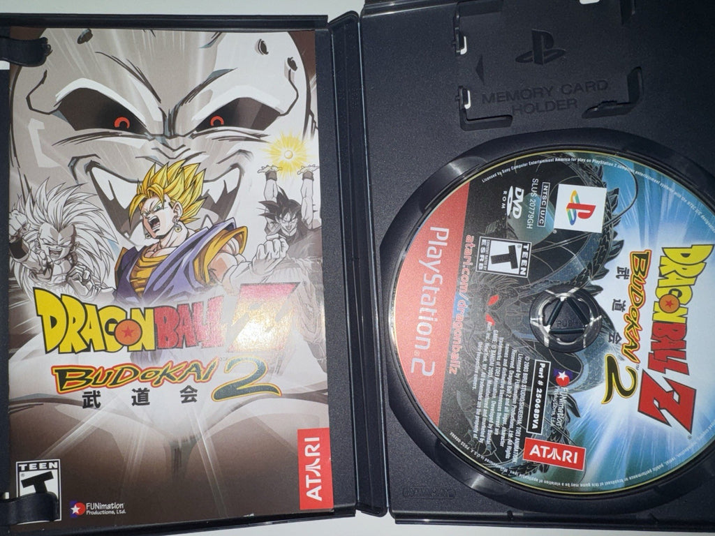 Dragon Ball Z: Budokai 2 (Sony PlayStation 2, 2003) CIB Complete PS2