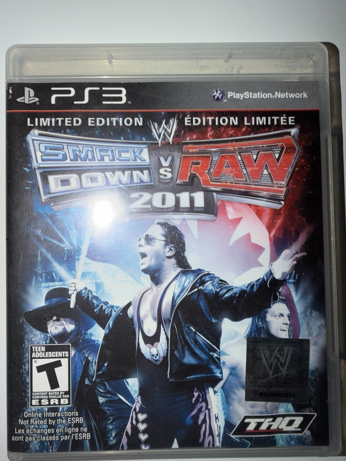 WWE SmackDown vs. Raw 2011 - Limited Edition (Sony PlayStation 3, 2010) CIB PS3