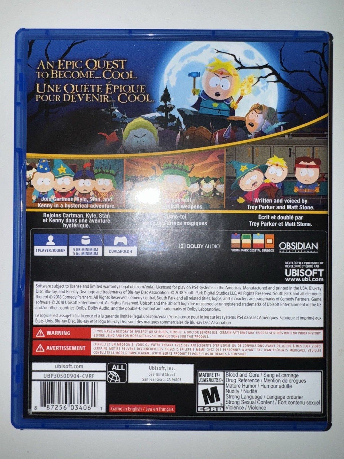 South Park: The Stick of Truth - Sony PlayStation 4 PS4