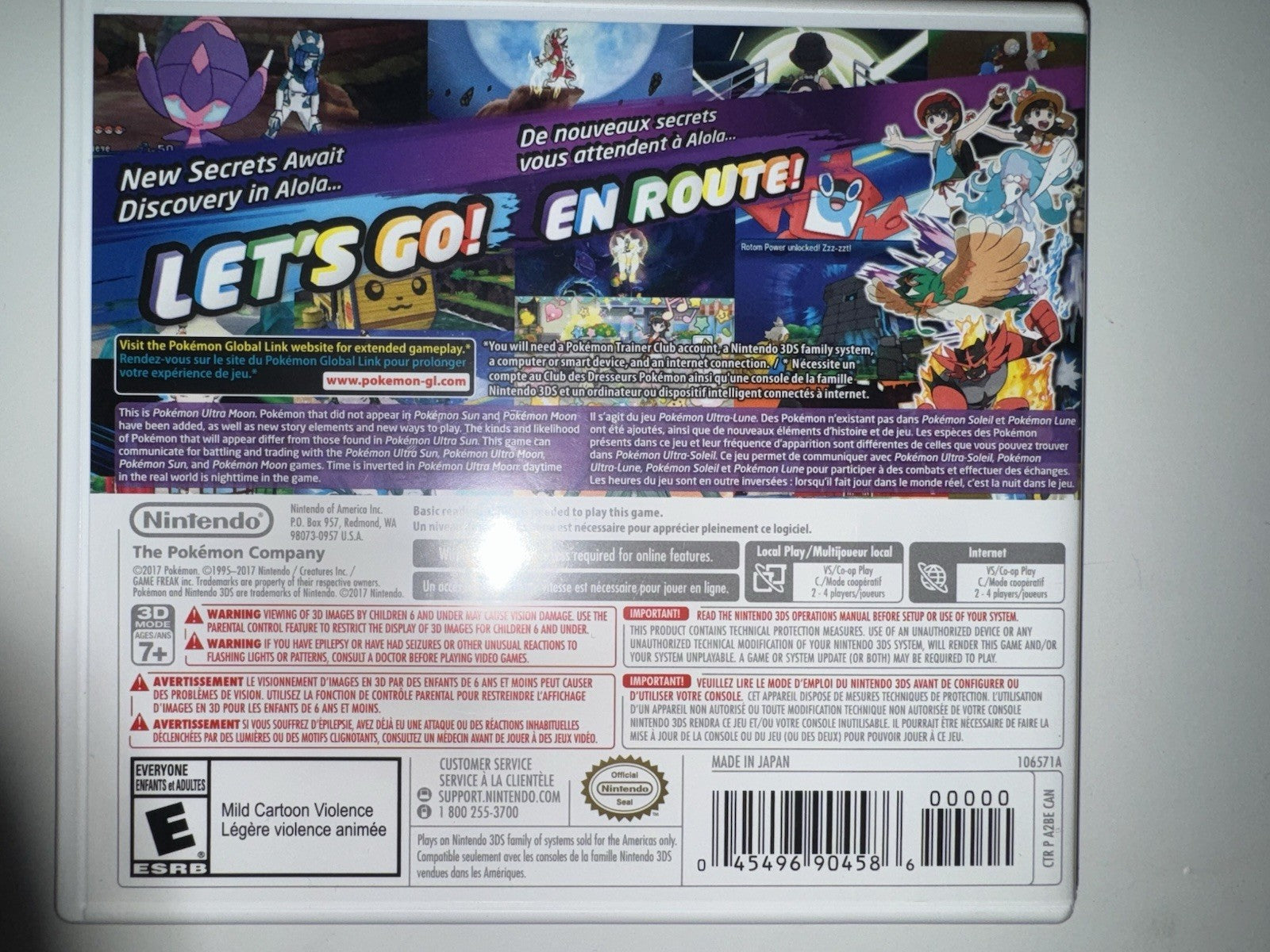 Pokemon Ultra Moon - Nintendo 3DS