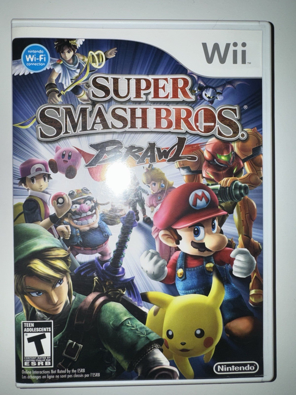 Super Smash Bros Brawl (Nintendo Wii, 2008) CIB COMPLETE WII