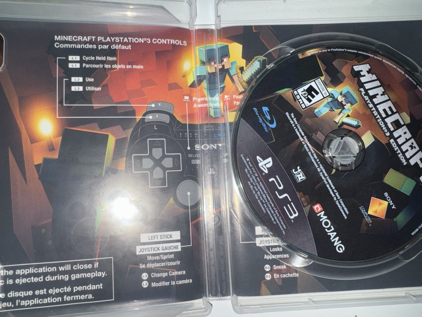 Minecraft -- PlayStation 3 Edition (Sony PlayStation 3, 2014) PS3