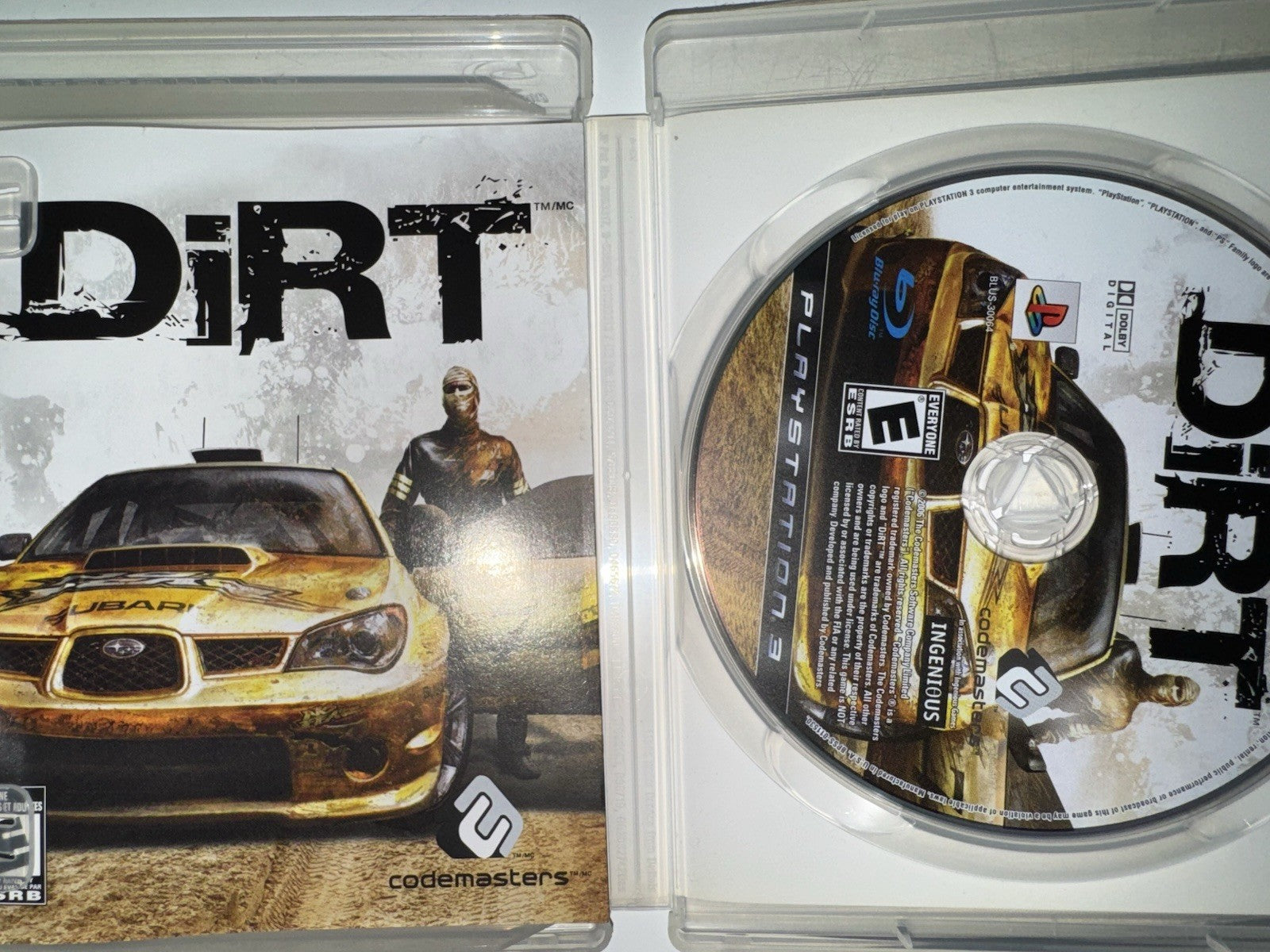 DiRT Playstation 3 - Playstation 3 PS3 - CIB COMPLETE + MANUAL