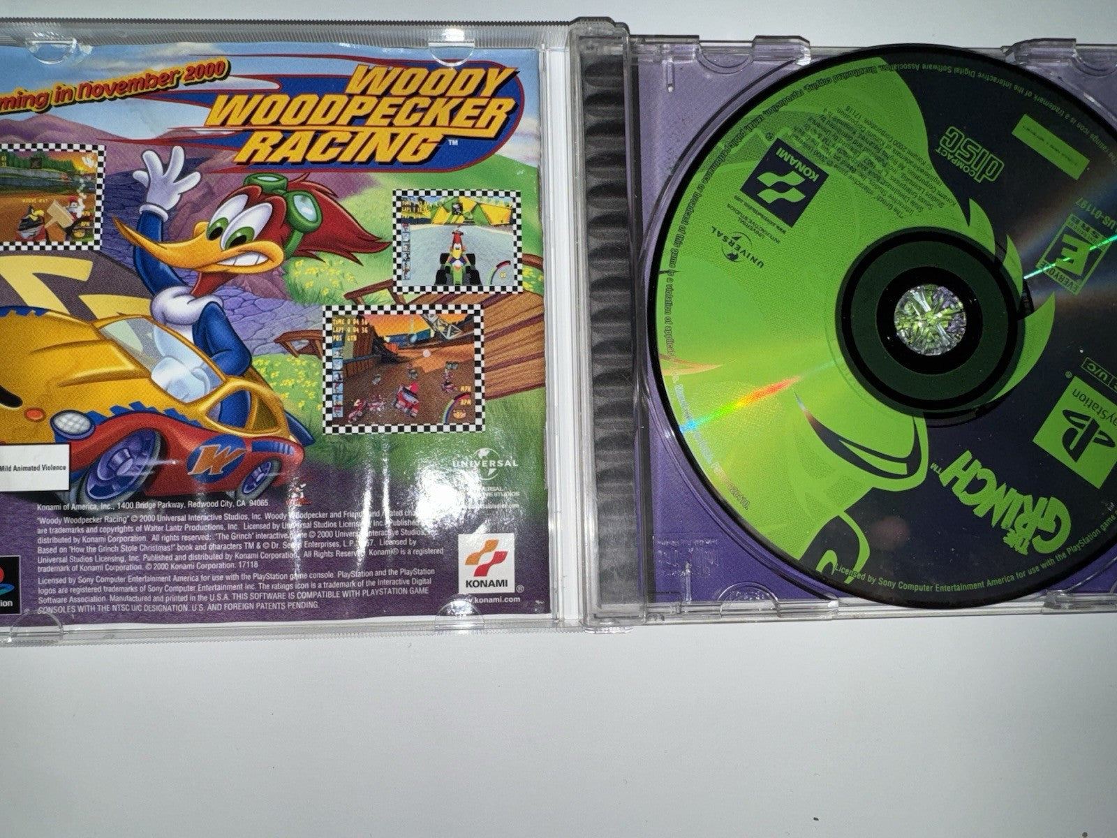 The Grinch (Sony Playstation 1 ,2000)  CIB COMPLETE PS1