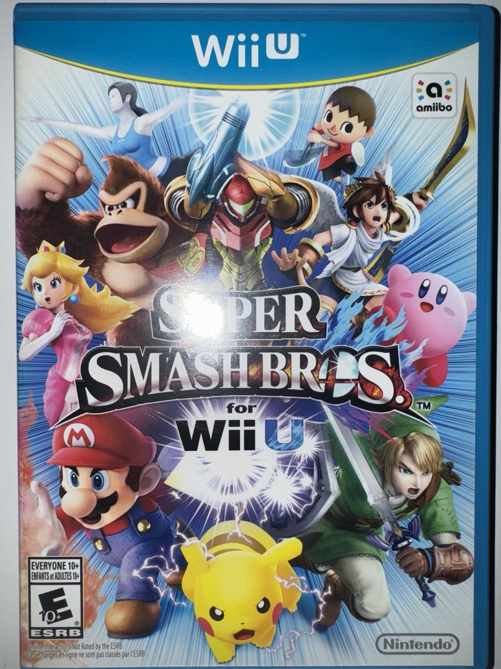 Super Smash Bros. - Nintendo Wii U CIB COMPLETE + MANUAL