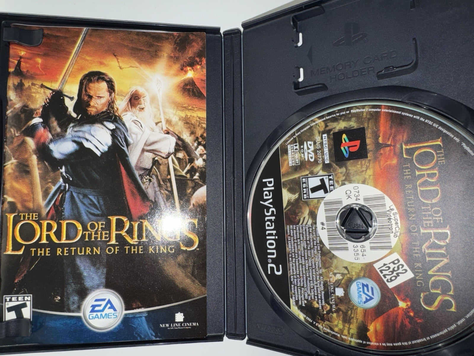 The Lord of the Rings Return of the King PS2 PlayStation 2 COMPLETE CIB
