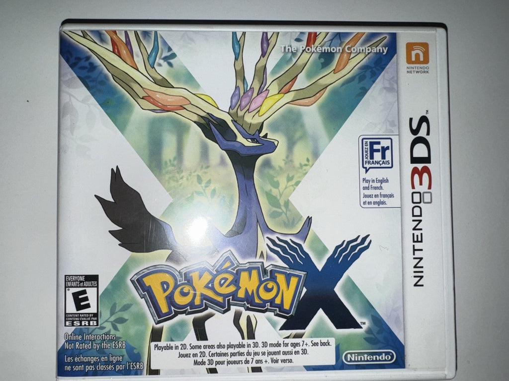 Pokemon X (Nintendo 3DS, 2013) CIB COMPLETE 3DS