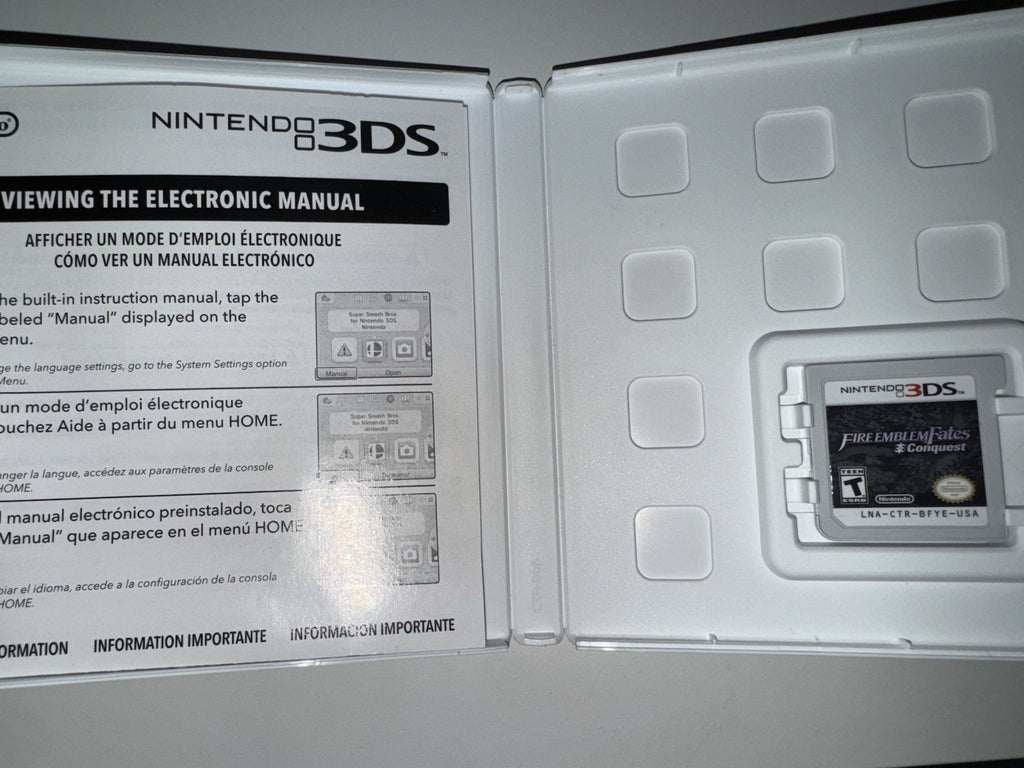 Fire Emblem Fates: Conquest (Nintendo 3DS, 2016) CIB Complete Tested