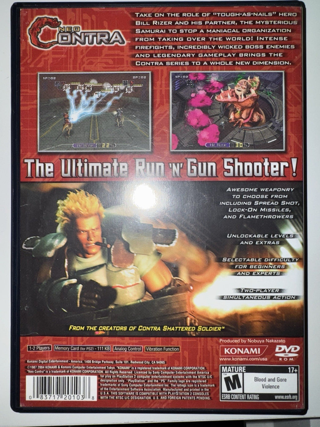 Neo Contra (Sony Playstation 2, 2004) PS2