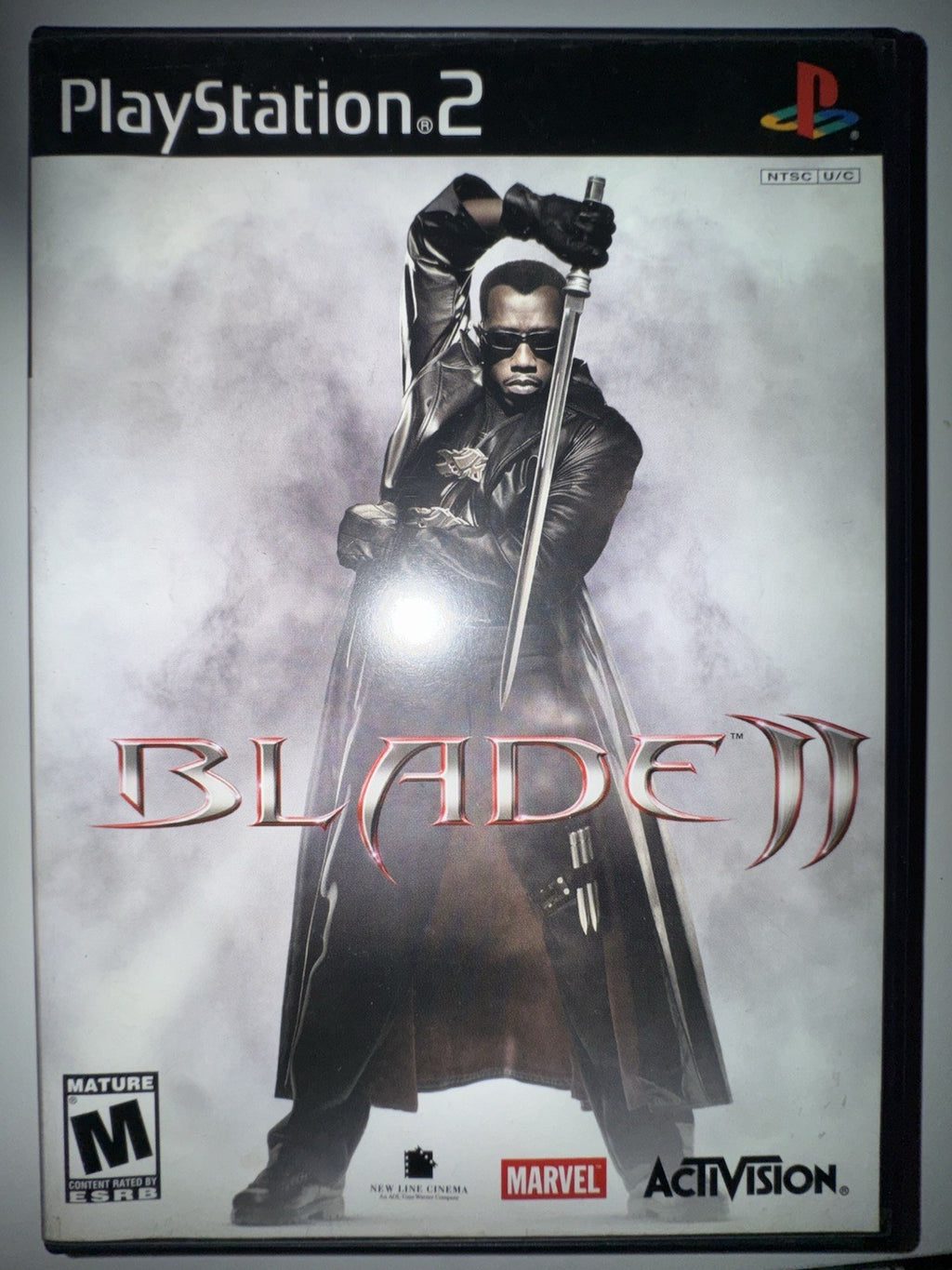 Blade II 2 (PlayStation 2, 2002) W/FRENCH MANUAL ONLY PS2