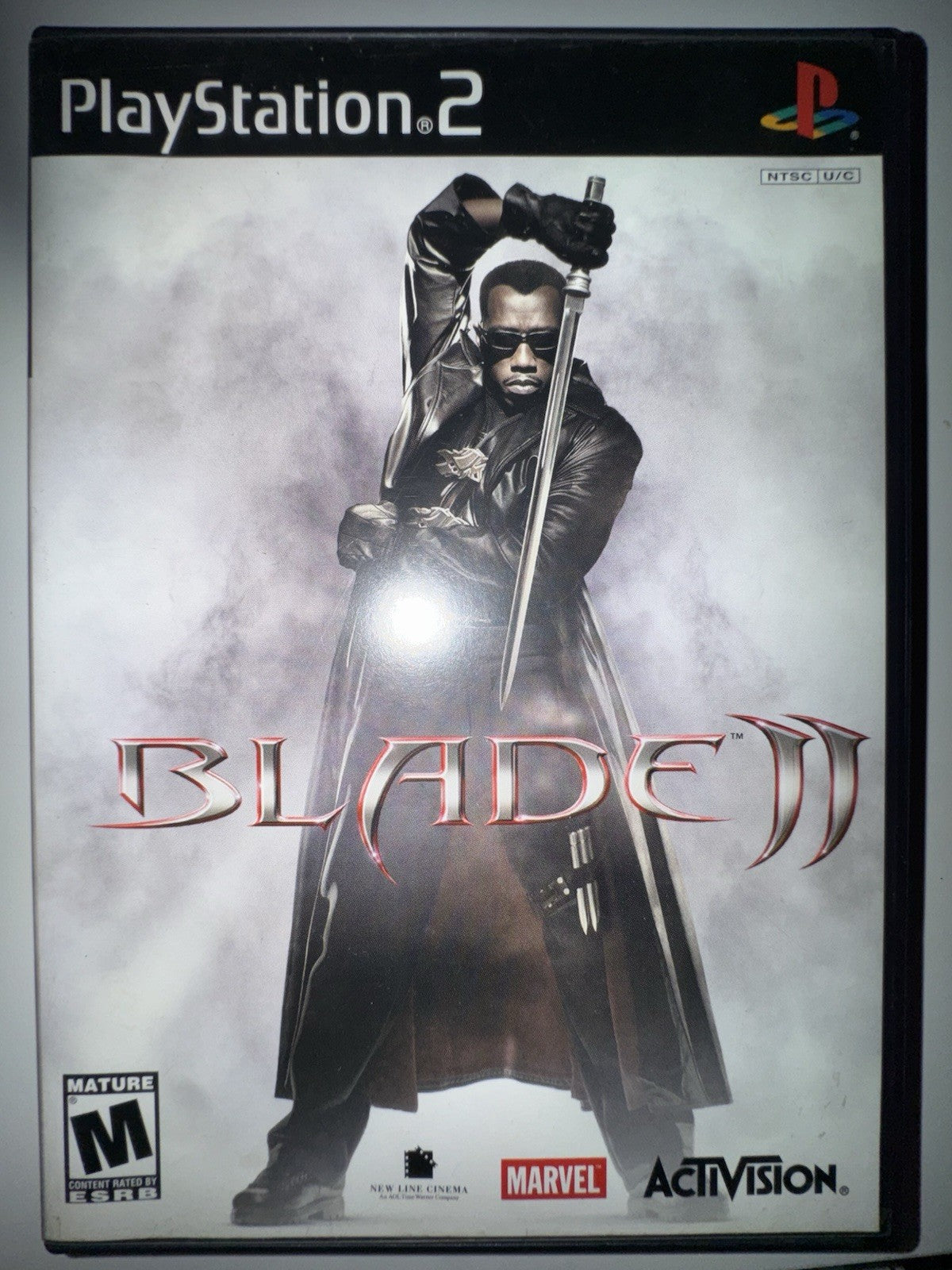 Blade II 2 (PlayStation 2, 2002) W/FRENCH MANUAL ONLY PS2