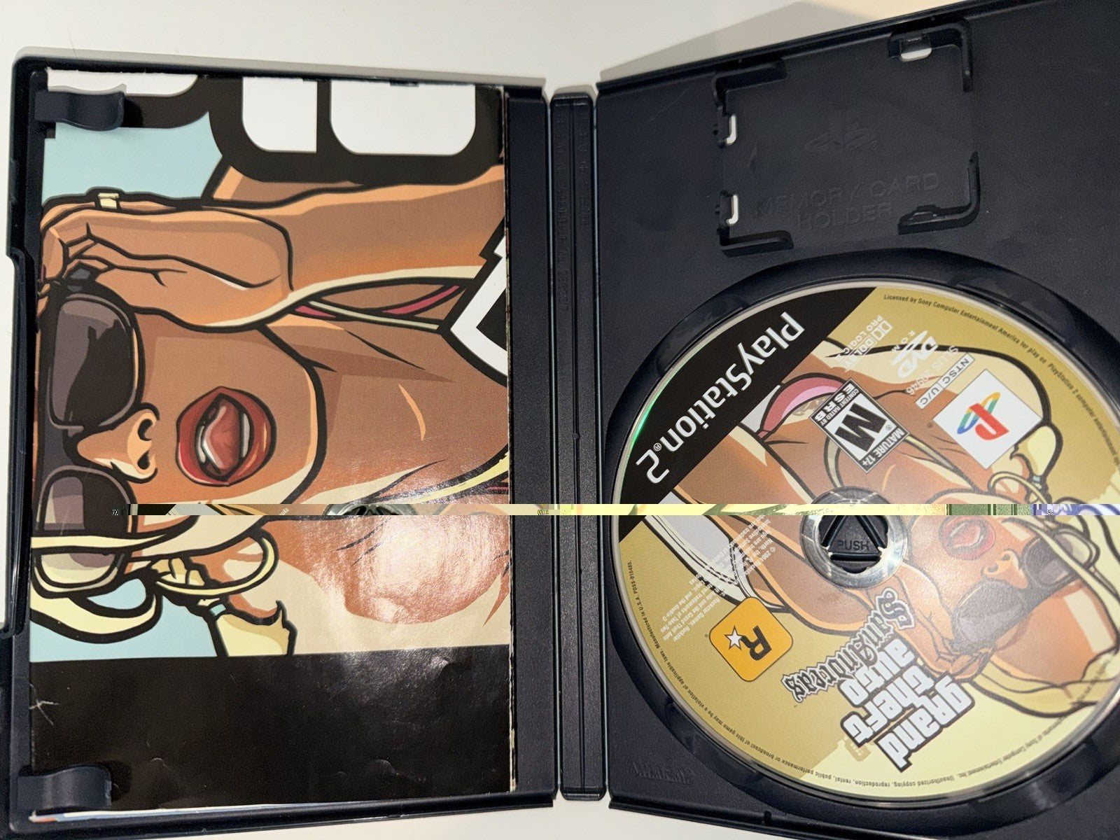 Grand Theft Auto: San Andreas (Sony PlayStation 2, 2004) CIB COMPLETE + MAP