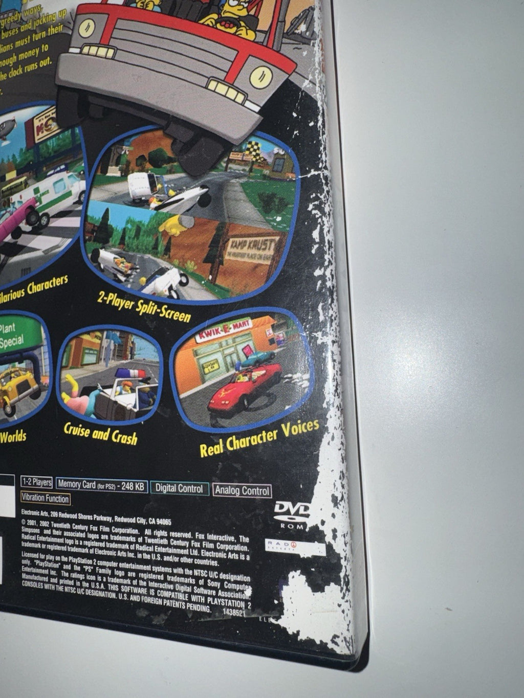 Simpsons Road Rage (Sony PlayStation 2, 2001) PS2
