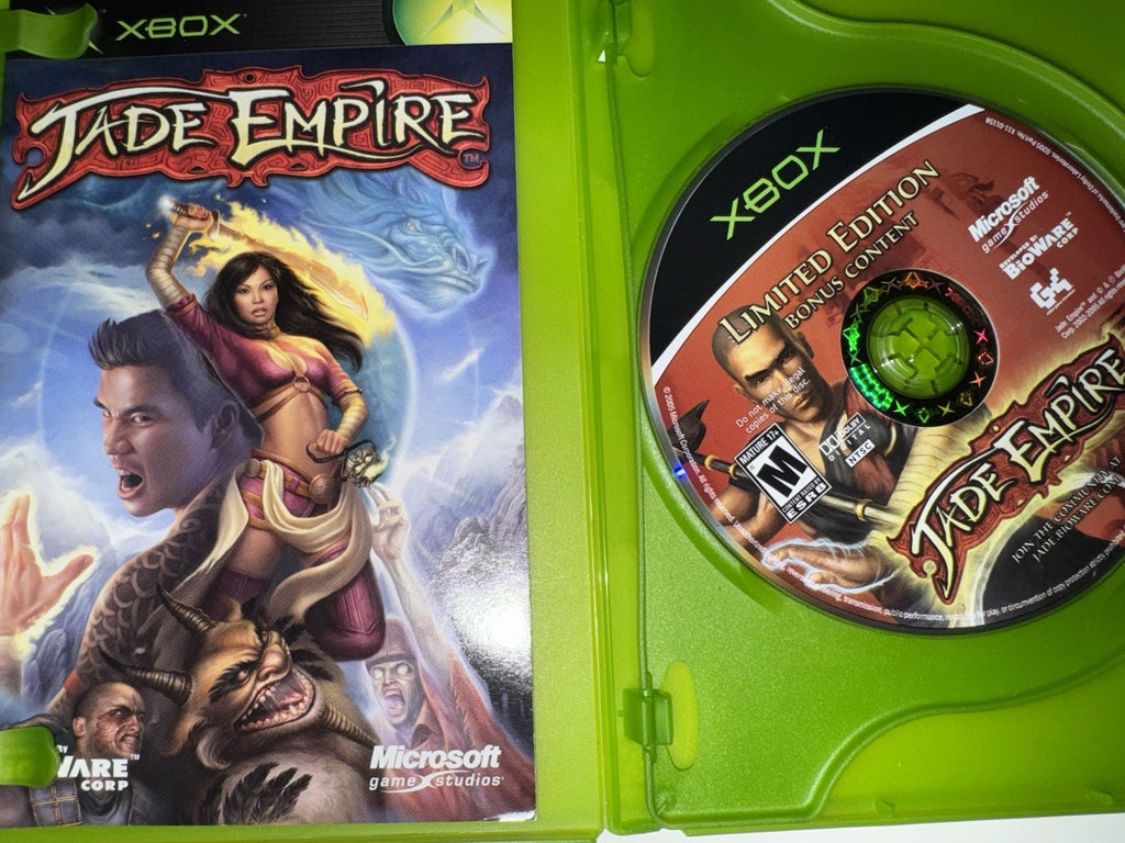 Jade Empire: Limited Edition (Microsoft Xbox, 2005) W/ FRENCH MANUAL ONLY