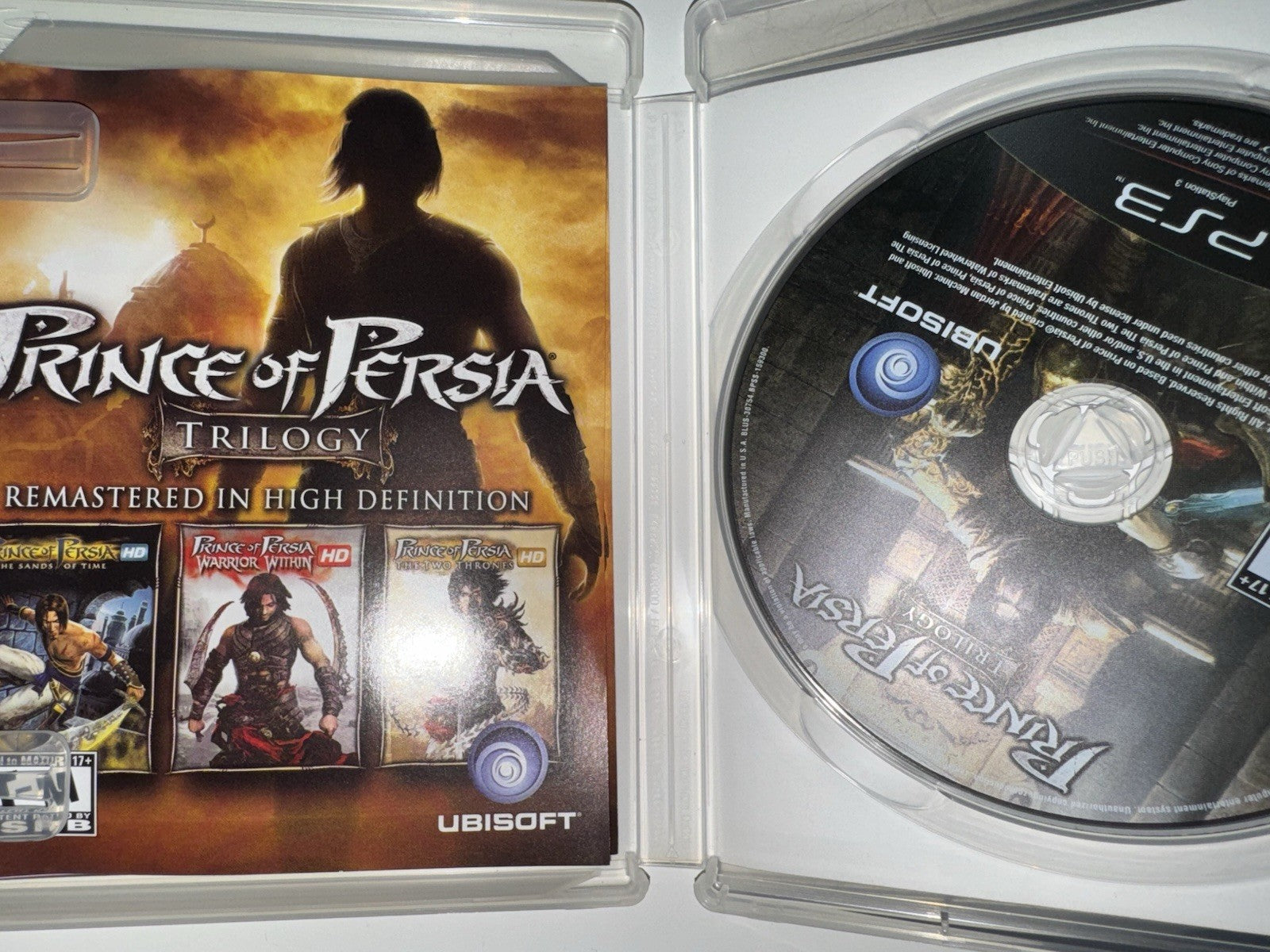 Prince of Persia Classic Trilogy HD (Sony PlayStation 3, 2011) CIB COMPLETE PS3