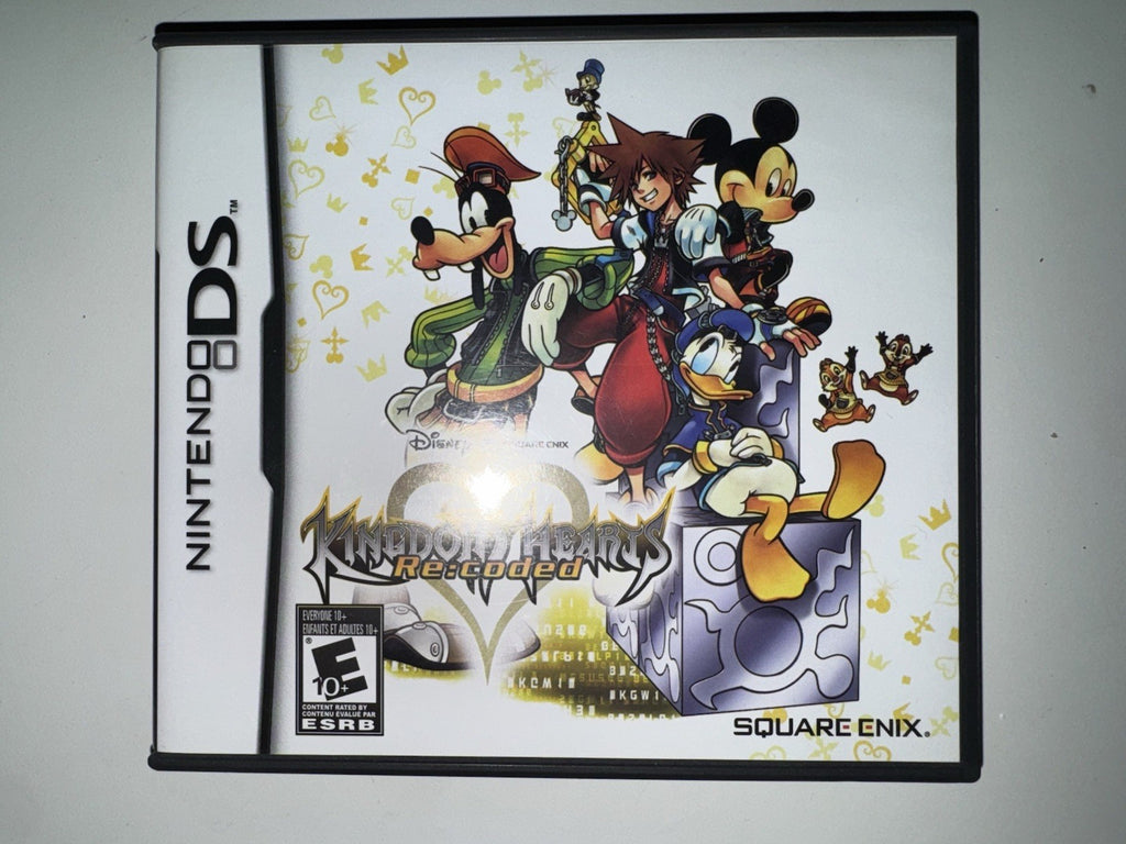 Kingdom Hearts Re: Coded (Nintendo DS, 2010) CIB COMPLETE DS