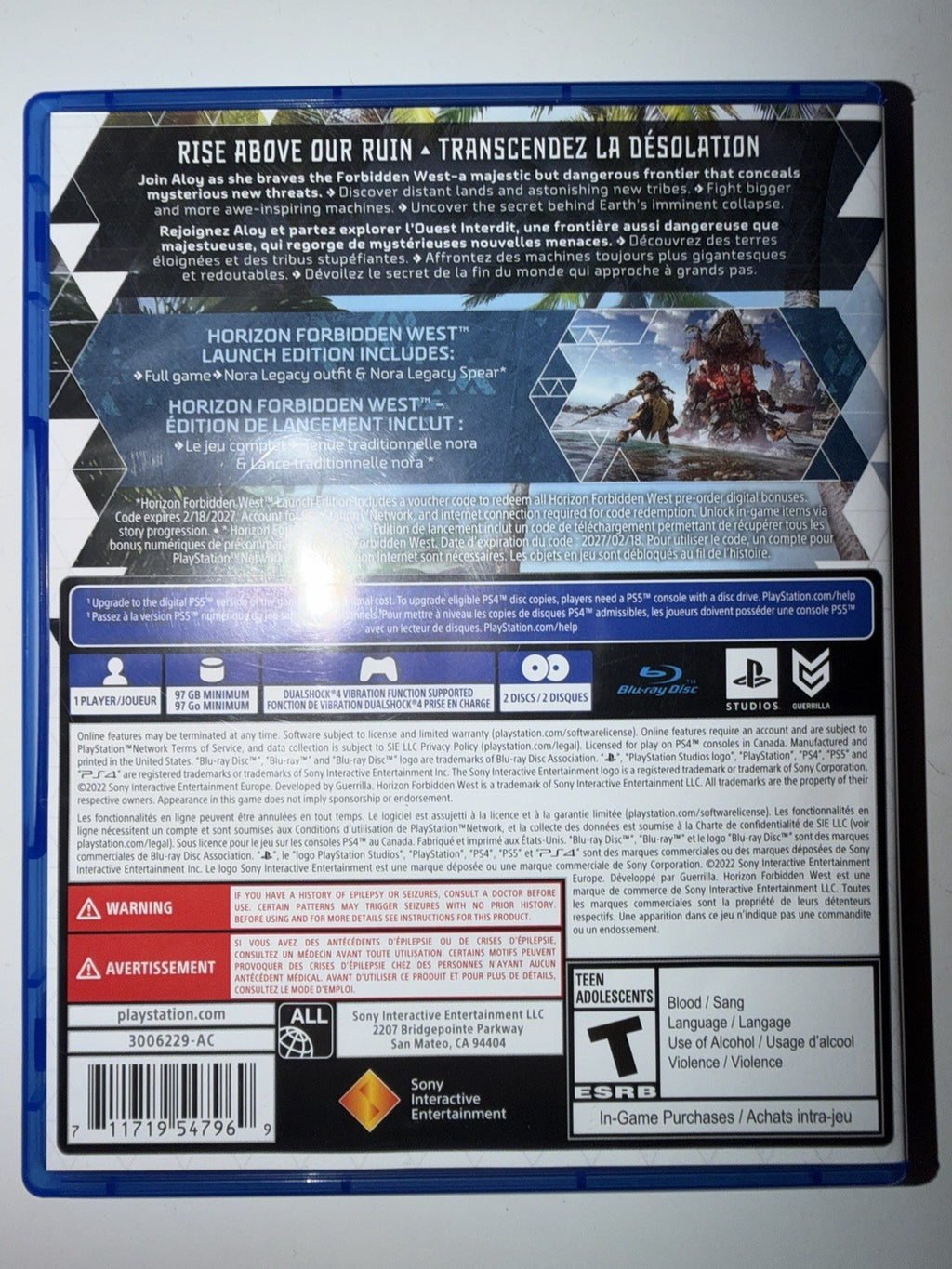 Sony Horizon Forbidden West (PlayStation 4) PS4