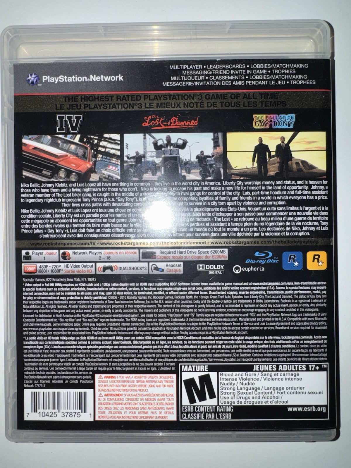 Grand Theft Auto IV Complete Edition (Sony PlayStation 3, 2010) CIB COMPLETE PS3