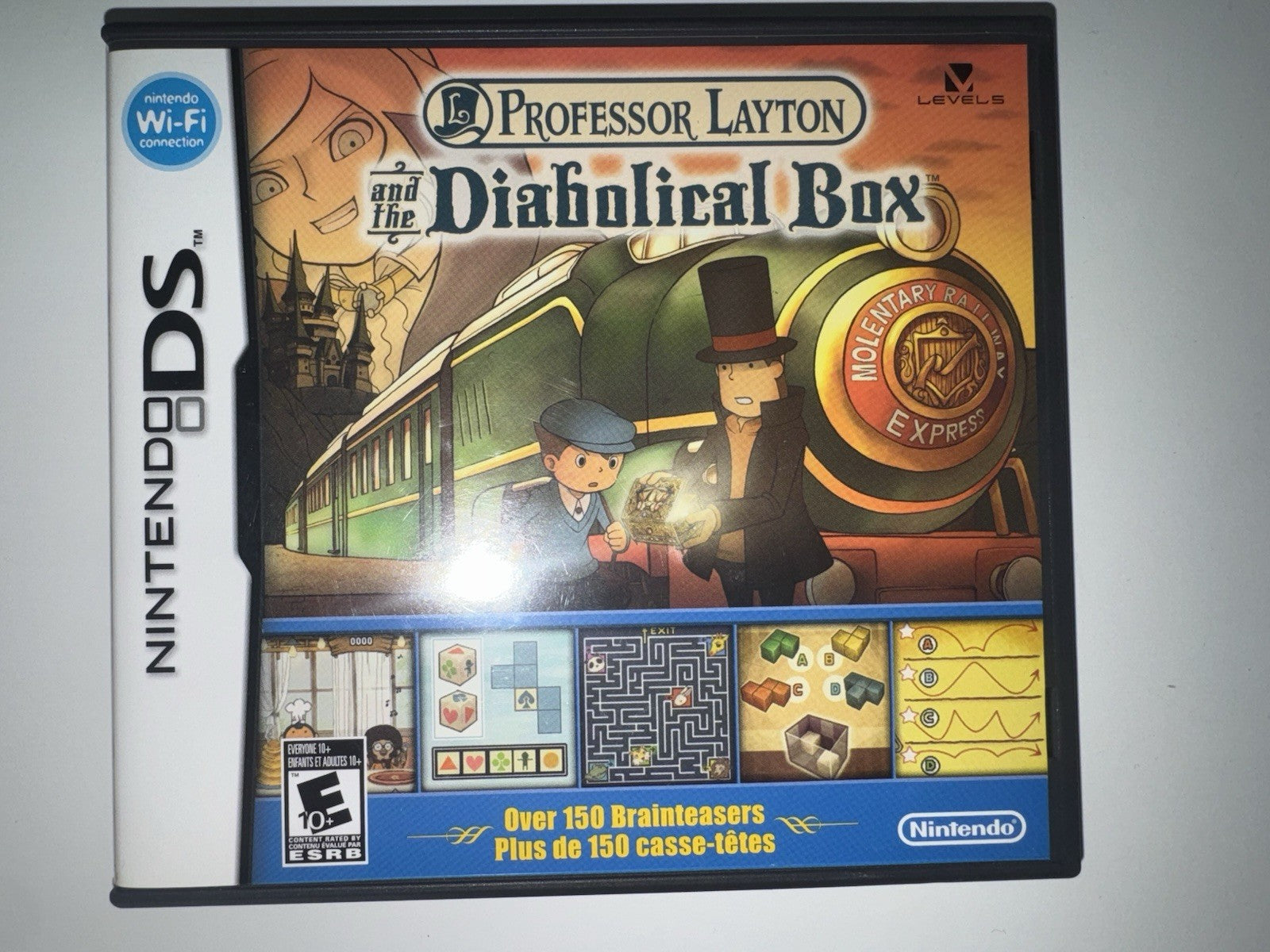 Professor Layton and the Diabolical Box (Nintendo DS, 2009) CIB COMPLETE DS