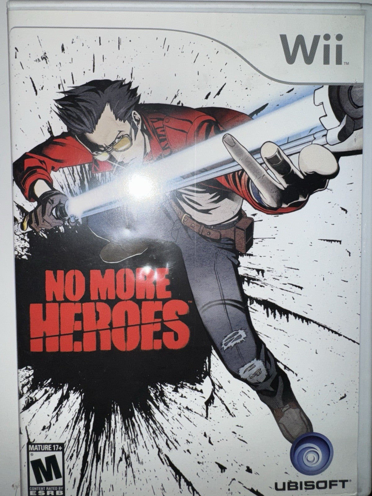 No More Heroes (Nintendo Wii, 2008) CIB COMPLETE