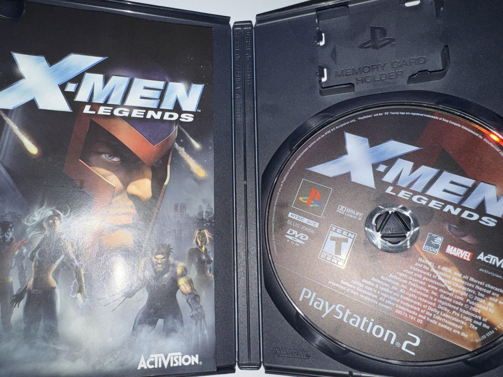 X-Men Legends (Sony PlayStation 2, 2004) CIB COMPLETE + MANUAL PS2