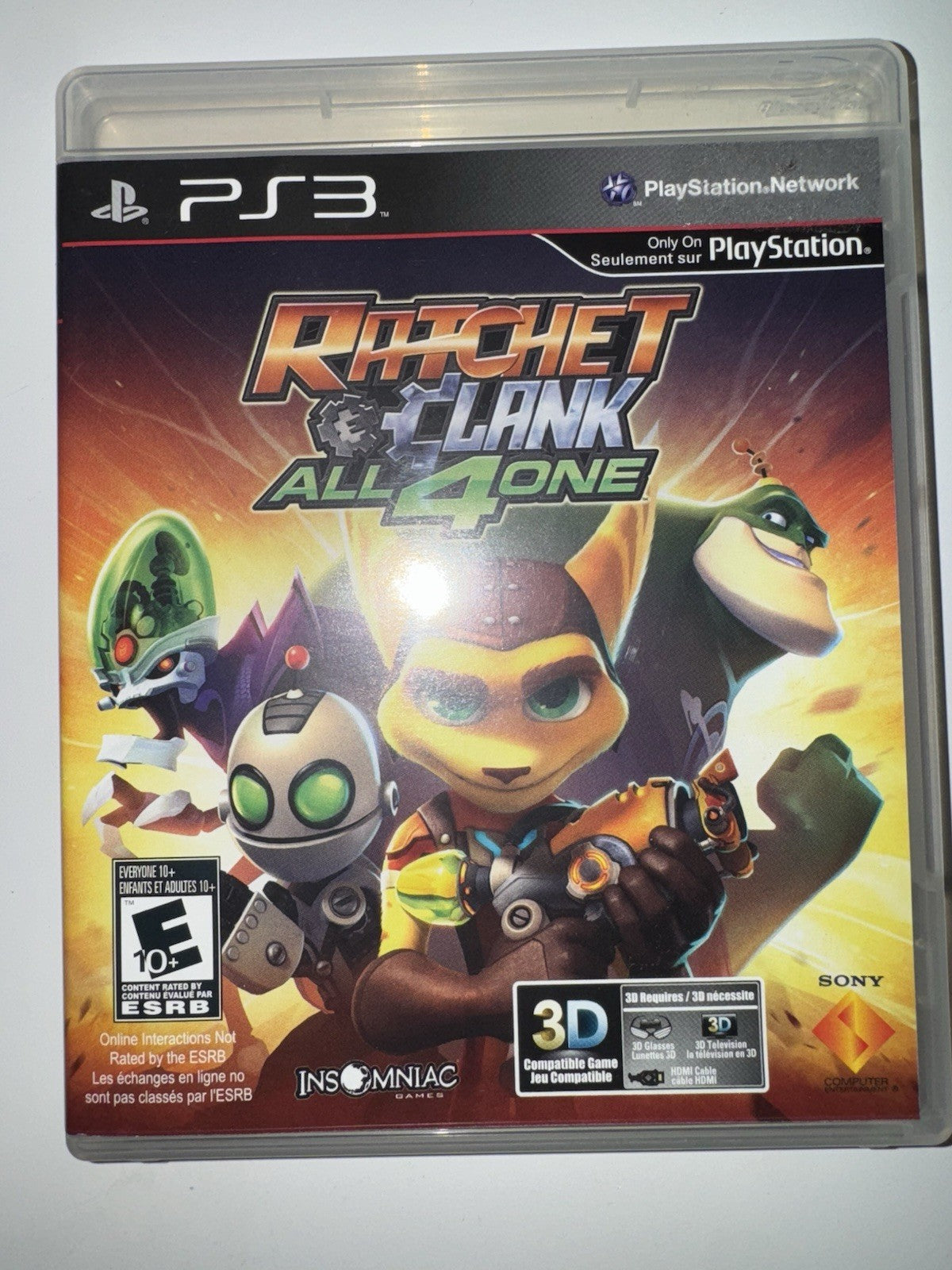 Ratchet & Clank: All 4 One PS3 (PlayStation 3, 2011) CIB COMPLETE + MANUAL