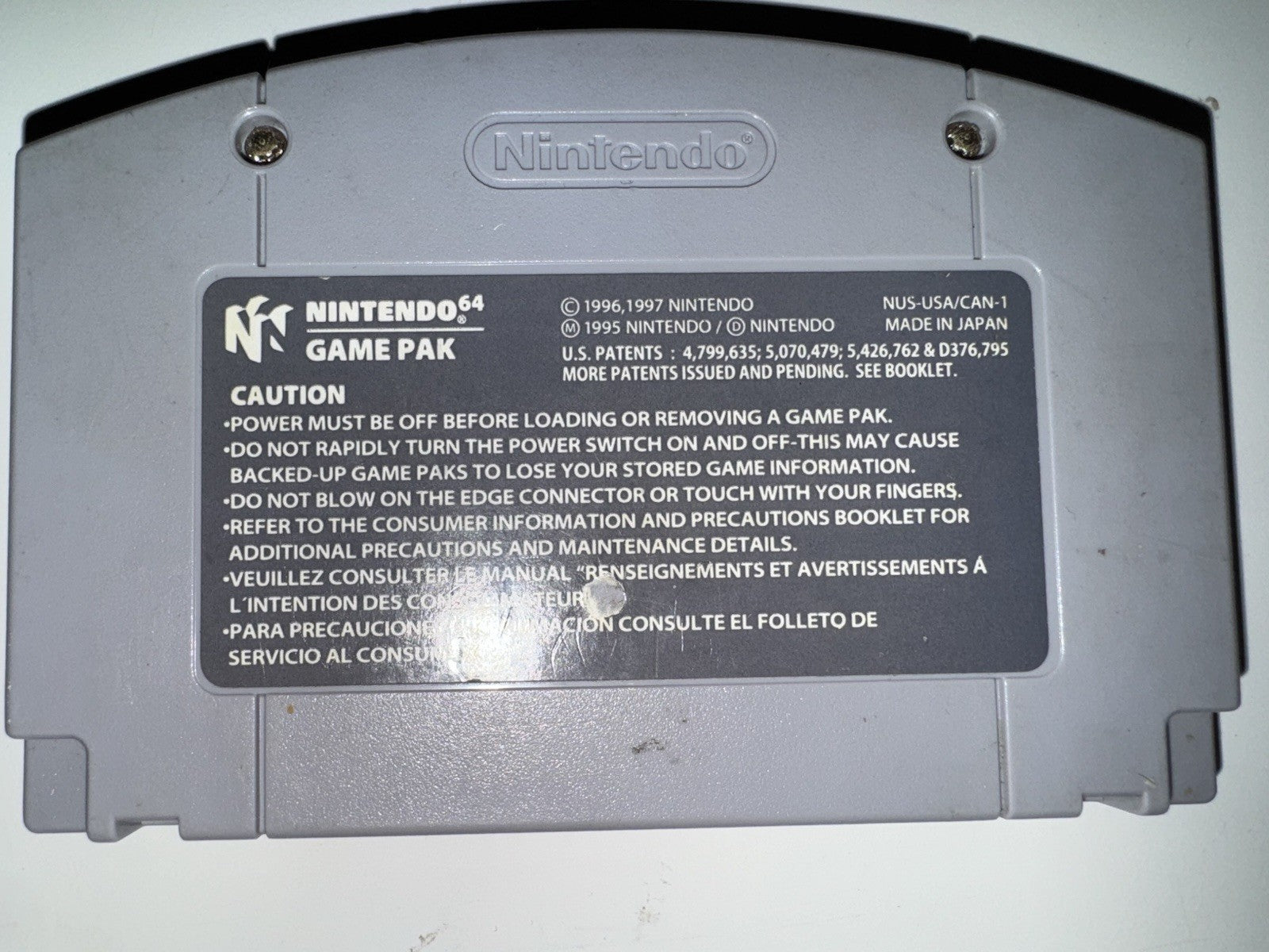 GEX 64 Enter the Gecko 64 N64 Nintendo Cart Only