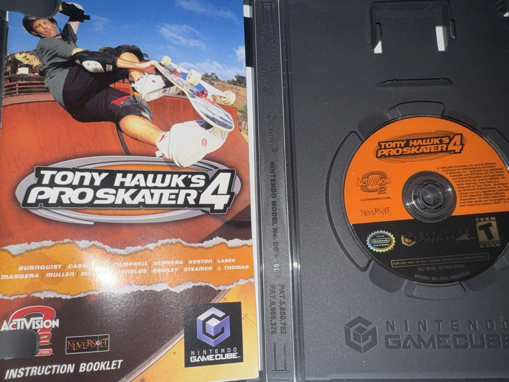 Tony Hawk's Pro Skater 4 (Nintendo GameCube, 2002) CIB COMPLETE + MANUAL GC