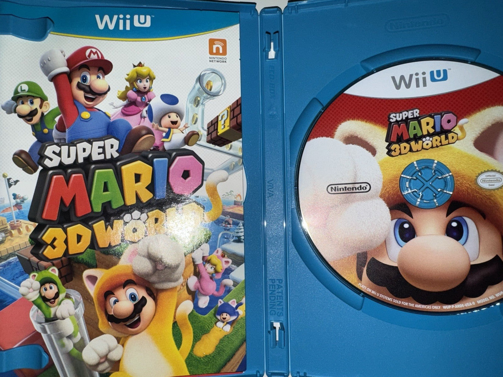 Super Mario 3D World (Nintendo Wii U, 2013) CIB COMPLETE + MANUAL